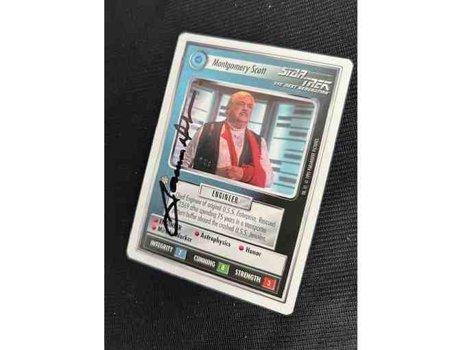 3 AUTOGRAPH: Star Trek ("Scotty", James Dohan) - 1995 Collector's Card - Photo 4