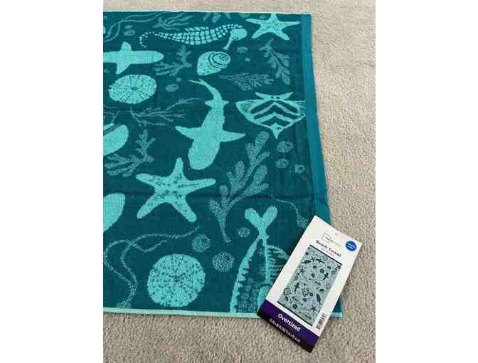 FISH TOWEL 2: Teal, Luxury Oversized (72"x36") - Photo 5