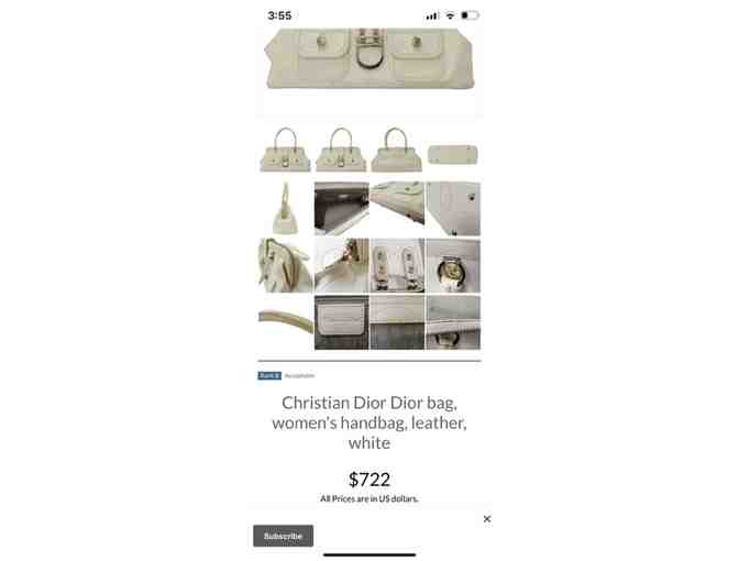 PURSE: Leather Pocketbook / Handbag (New, with Storage Bag) - Photo 4