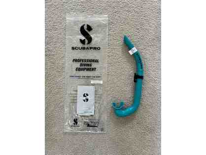 SNORKEL ScubaPro - Foldable (Turquoise, Apnea Style)