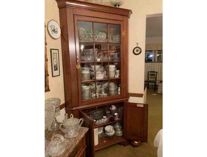 VINTAGE 1960's China Closet (Corner) - Mid-Century Modern, Original Receipts - Photo 3