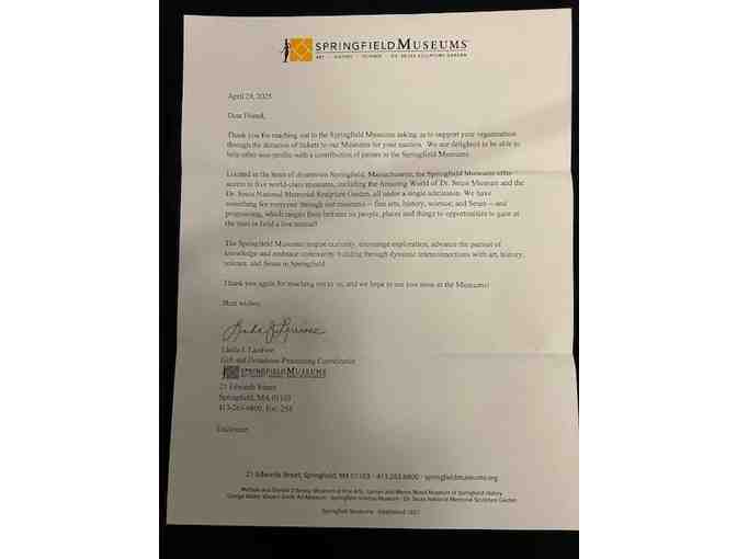 ADMISSION: Springfield Museum (4 FREE Tickets) - Photo 4