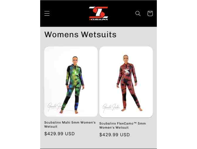 WETSUIT - Womens (Size XL) - New 5mm - ScubaLinx "Mahi" - Photo 3