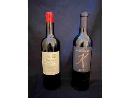 2 WINES: FRANCE (Bordeaux, Red, Imported) - 2 Bottles