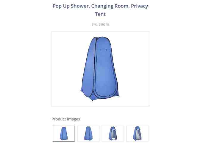 1 PRIVACY TENT: Portable Pop-Up (for Diving or Travel) - Photo 6