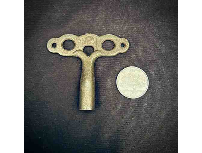 Vintage (from 1910) OLD KEY: Antique CAST IRON (Clock / Radiator) - Photo 2