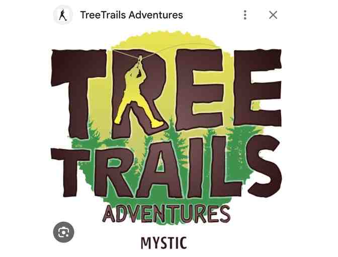 TICKETS: Adventure FREE 2 Passes "Tree Trails" - (Mystic CT, Free Shipping) - Photo 1