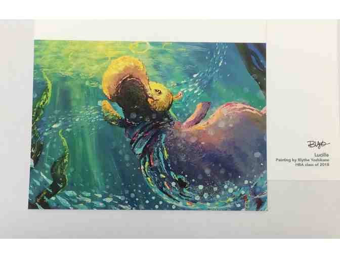 Notecards with Original Artwork - 'Lucille'  (Set of 5 Cards with Envelopes)