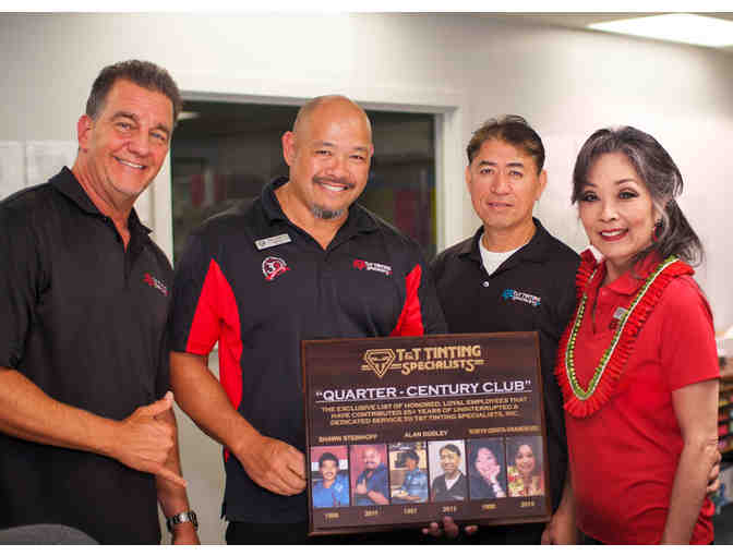 One (1) Complete FormulaOne Pinnacle Ceramic Auto Tint Installation