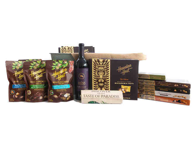 Hawaiian Host Wine & Chocolate Gift Basket