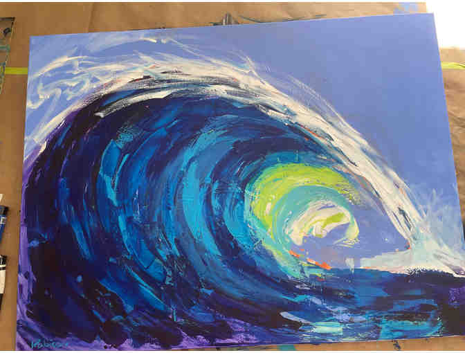 ART: Acrylic Wave Painting by Eric Robison 36'x48'