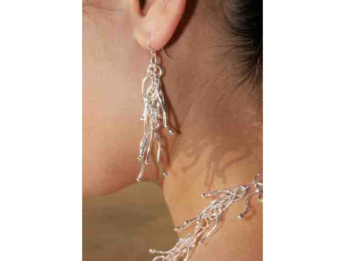 Limu Necklace and Earring Set by Kaleimaeole Jewelry