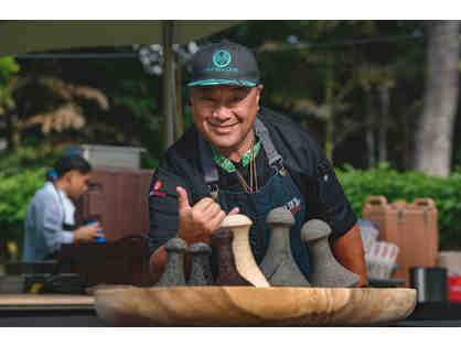 Private Dinner + Art for 10 by Chef Kealoha Domingo and Solomon Enos (OAHU)