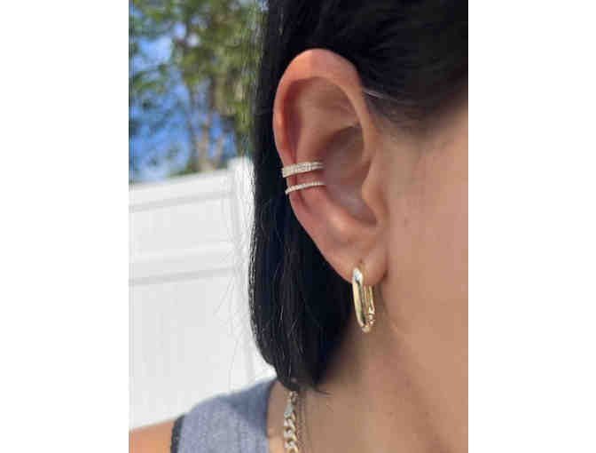MIRIELLE ONE (1) DIAMOND CUFF EARRING from Willow Roe Fine Jewelry