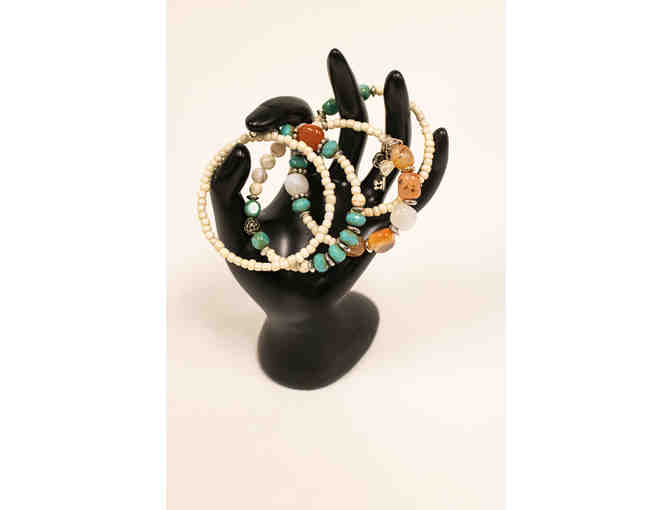 Multi Beaded Wrap Bracelet