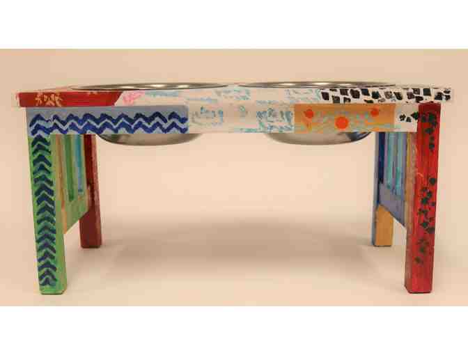 Elevated Dog Food & Water Bowl