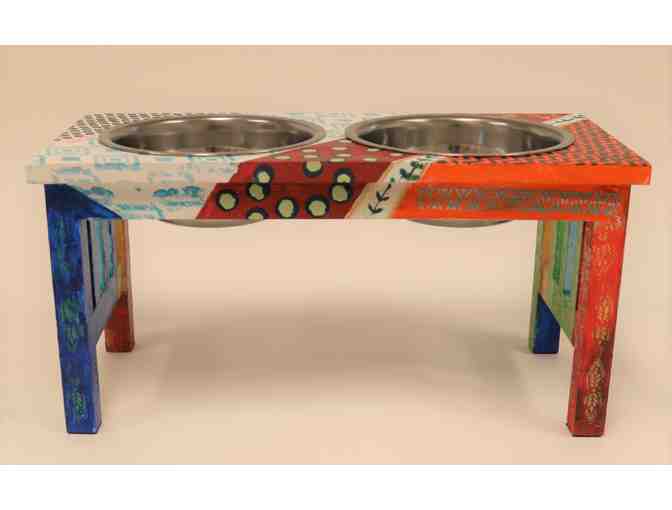 Elevated Dog Food & Water Bowl