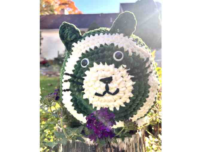 Handmade Crocheted Stuffed Loaf Cat: "Hamdy" - Photo 1