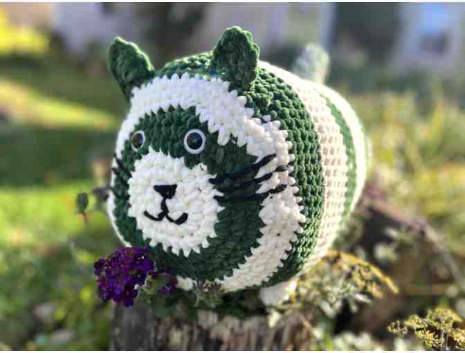 Handmade Crocheted Stuffed Loaf Cat: "Hamdy" - Photo 4