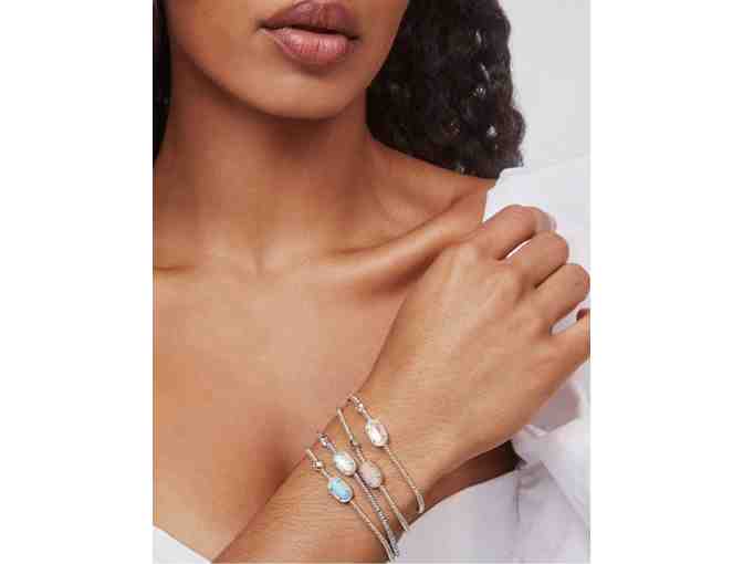 Kendra Scott Kassie Gold Chain Necklace and Grayson Gold Stretch Bracelet