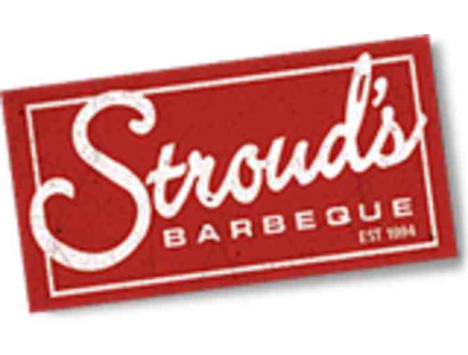Stroud's Barbeque $50 Gift Card & Puncher's Chance Straight Whiskey