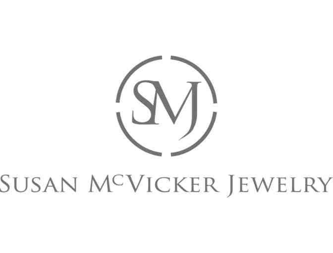 Susan McVicker Pave Diamond Charm Necklace