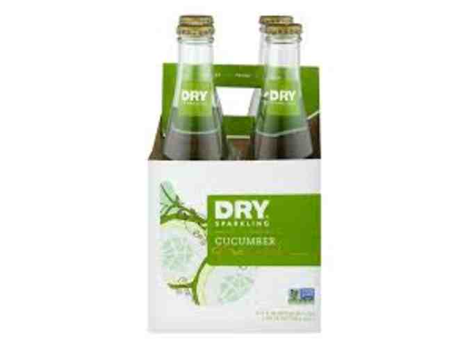 Case of 24 Bottles of Dry Soda Cucumber Flavor