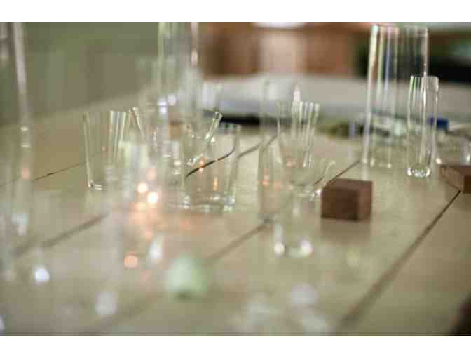 Two Stemless White Wine Glasses