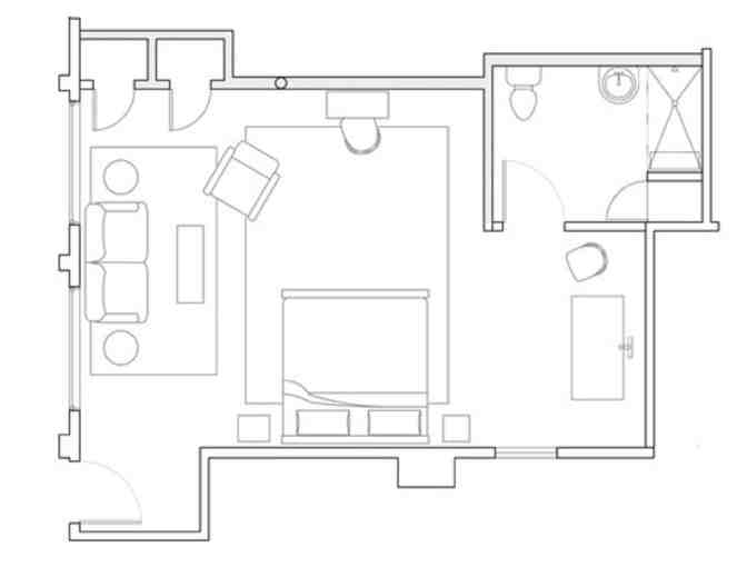 Single Night Stay in the Hasbrouck House Luxury Suite (Sun-Thurs)