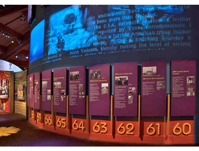 Four adult admission tickets to the Museum at Bethel Woods