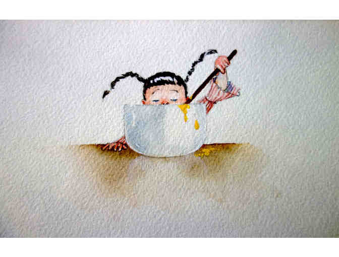 Jon J Muth: Original Art from 'A Family of Poems', edited by Caroline Kennedy