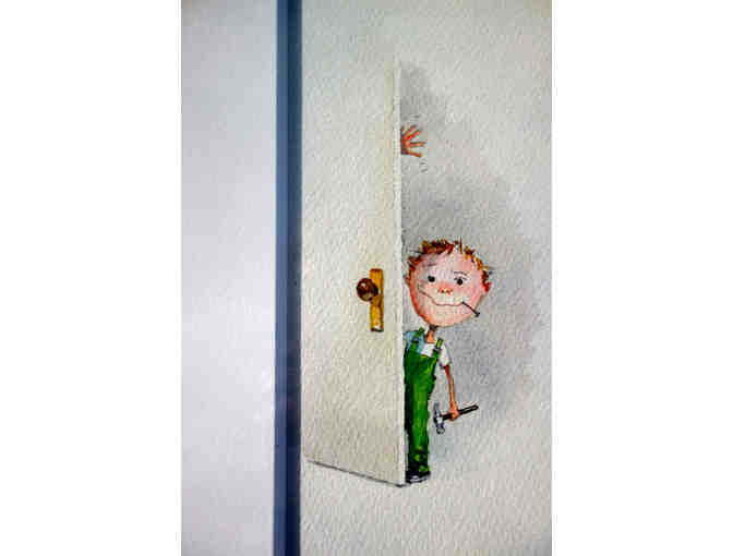 Jon J Muth: Original Art from 'A Family of Poems', edited by Caroline Kennedy