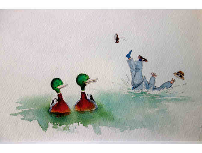 Jon J Muth: Original Art from 'A Family of Poems', edited by Caroline Kennedy