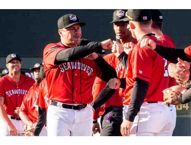 Erie Seawolves Ticket Package with Burrows Autographed Baseball