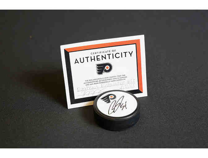 Autographed Philadelphia Flyers Hockey Puck!
