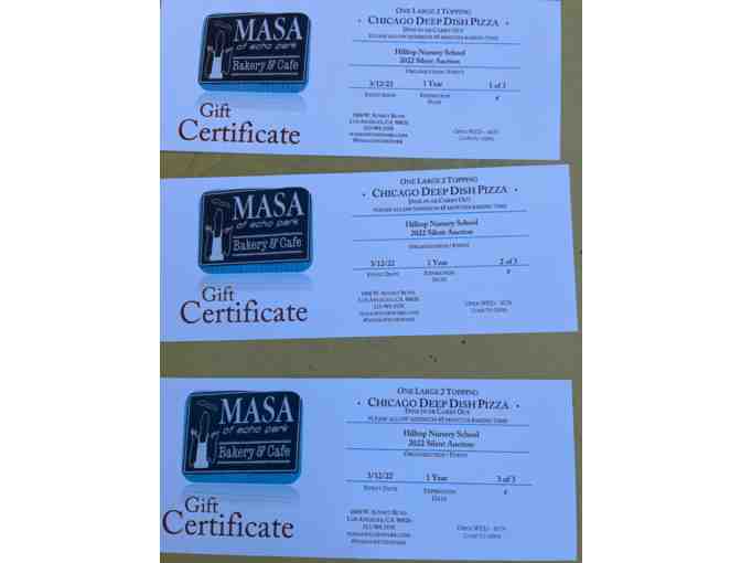 Masa of Echo Park: Gift Certificate for One Large 2-Topping Pizza