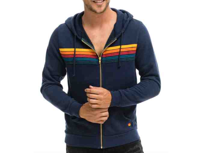 Aviator Nation Store 5 Stripe Hoodie and Sweatpant Set Size L