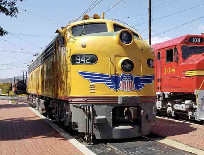 Family Four-pack of Weekend Train and Trolley Ride, Southern California Railway Museum