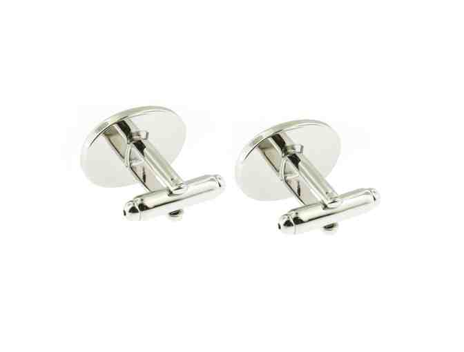 Plated Oval Cuff-links