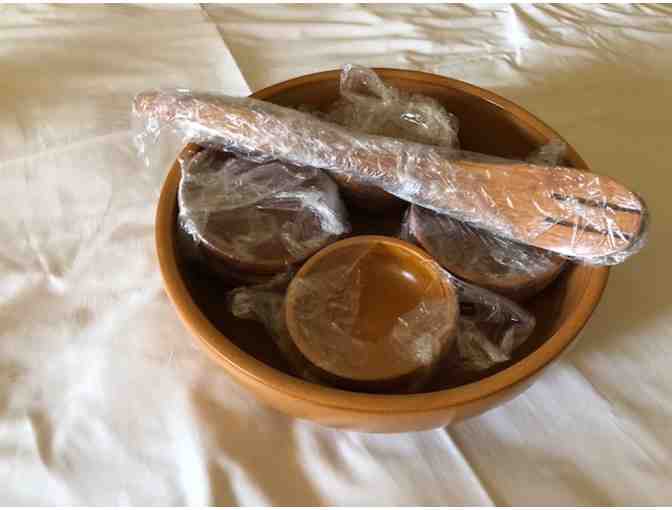 Handmade Wooden Costa Rican Salad Bowls