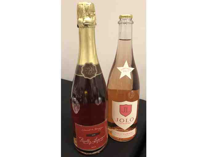 Riedel Wine Stems, Serving Tray + 2 bottles of Wine