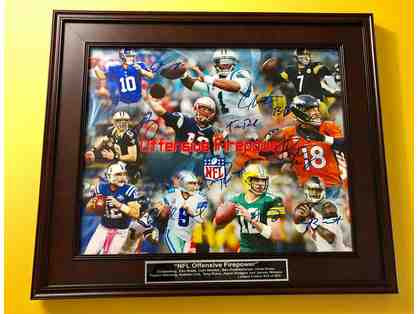NFL Offensive Firepower Limited Edition -Autographed Sport Canvas Art Print