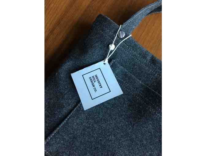 Handcrafted Gray Wool Tote Bag