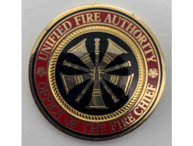 Greater Salt Lake Unified Fire Authority Fire Chief Challenge Coin