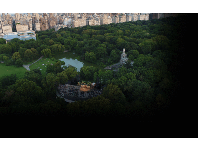 Shakespeare in the Park - 4 seats & backstage with Kate Burton & dinner