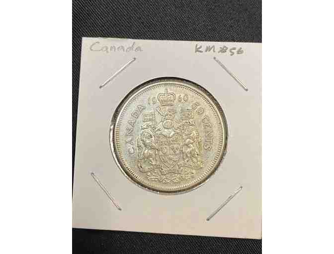 1960 Canadian 50 cent piece