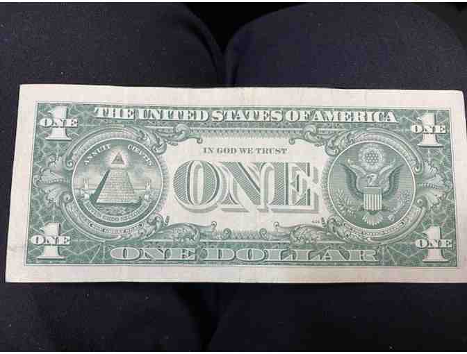 1957-B silver certificate 1dollar bill