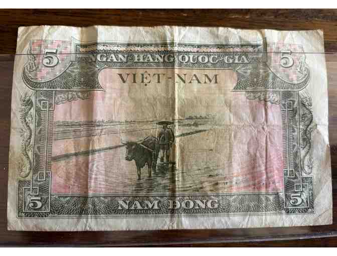 1955 Vietnam 5 Dong Currency