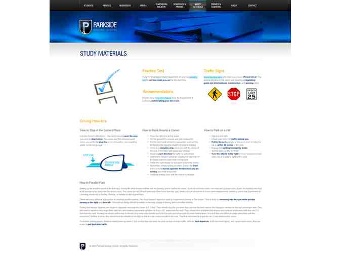 A New Drivers Education Course from Parkside Driving School