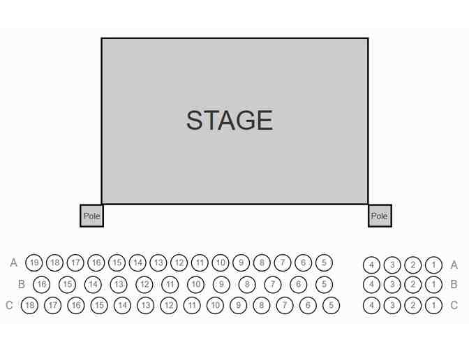 FRIDAY JULY 25th @ 7PM - Row B, Seats 09 & 10